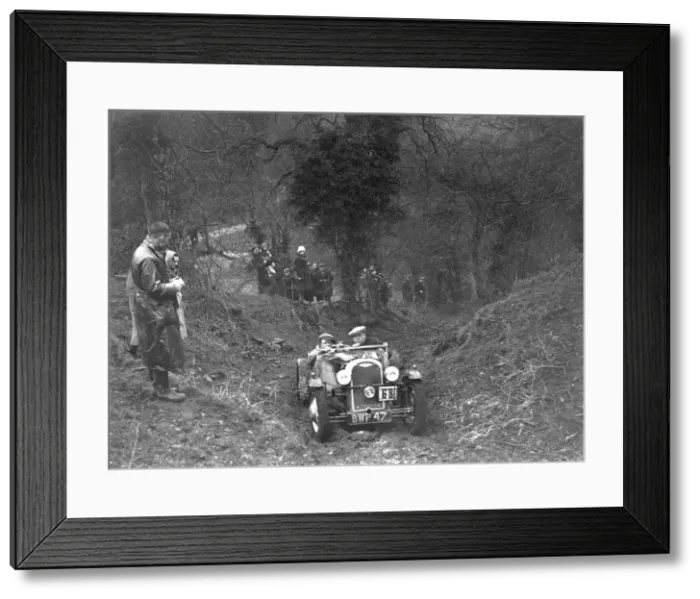 Framed Print : 1937 Morgan 4 / 4 taking part in the Petersfield Trial, 1938. Artist: Bill Brunell Framed Print : 1937 Morgan 4 / 4 taking part in the Petersfield Trial, 1938. Artist: Bill Brunell