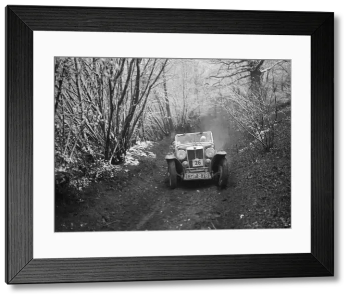Framed Print : 1935 MG NA Magnette taking part in a motoring trial, late 1930s. Artist: Bill Brunell Framed Print : 1935 MG NA Magnette taking part in a motoring trial, late 1930s. Artist: Bill Brunell