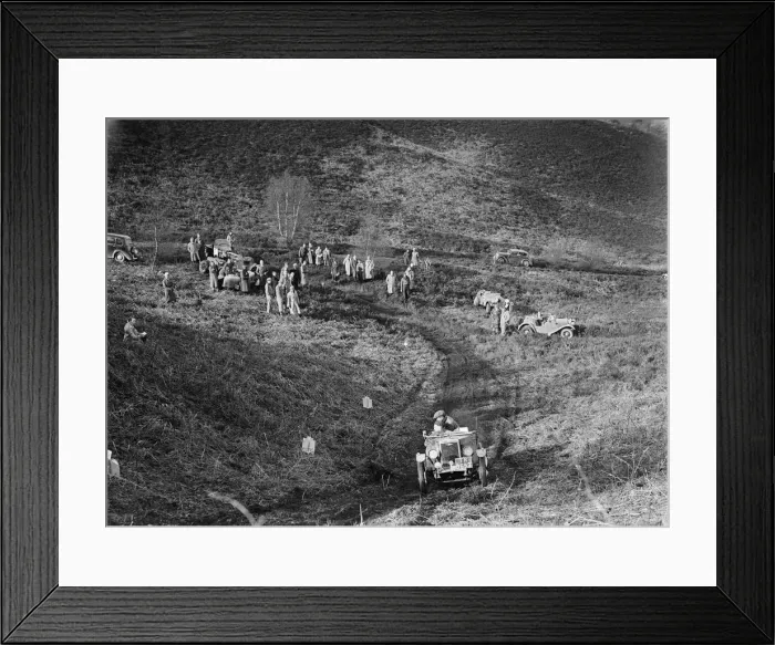 Framed Print : 1930 Morris Minor Trials Special taking part in a motoring trial, late 1930s. Artist: Bill Brunell Framed Print : 1930 Morris Minor Trials Special taking part in a motoring trial, late 1930s. Artist: Bill Brunell