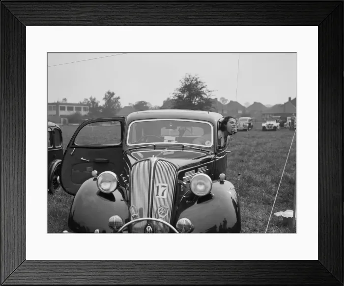 Framed Print : 1938 Standard Flying Fourteen at the Standard Car Owners Club Gymkhana, 8 May 1938 Framed Print : 1938 Standard Flying Fourteen at the Standard Car Owners Club Gymkhana, 8 May 1938
