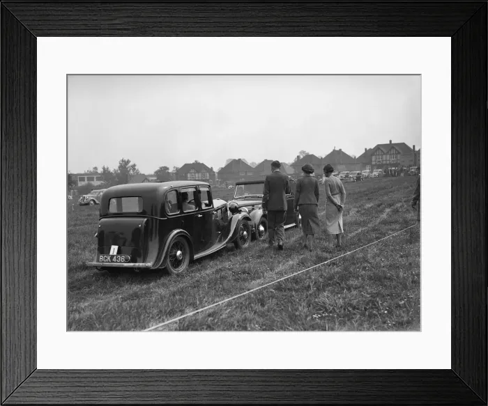 Framed Print : Standard Nine and Standard Flying Twelve at the Standard Car Owners Club Gymkhana, 8 May 1938 Framed Print : Standard Nine and Standard Flying Twelve at the Standard Car Owners Club Gymkhana, 8 May 1938