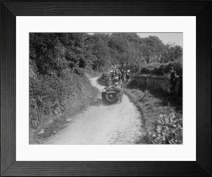 Framed Print : 1932 MG Magna taking part in a West Hants Light Car Club Trial, 1930s. Artist: Bill Brunell