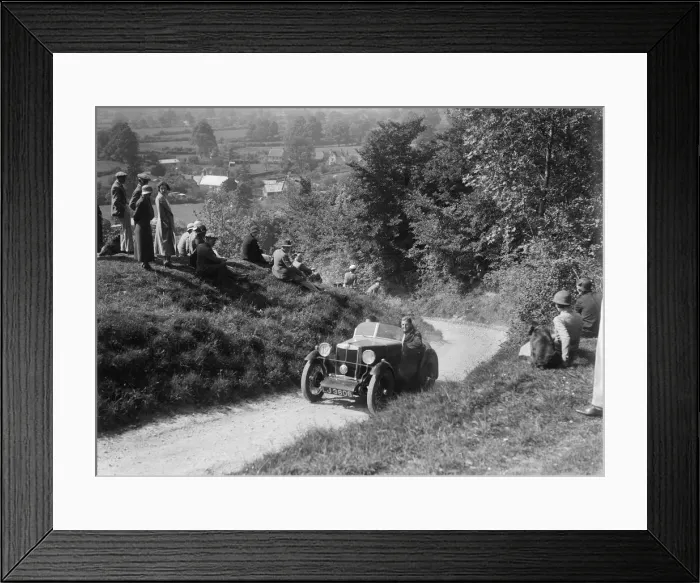 Framed Print : 1931 MG M type taking part in a West Hants Light Car Club Trial, 1930s. Artist: Bill Brunell Framed Print : 1931 MG M type taking part in a West Hants Light Car Club Trial, 1930s. Artist: Bill Brunell