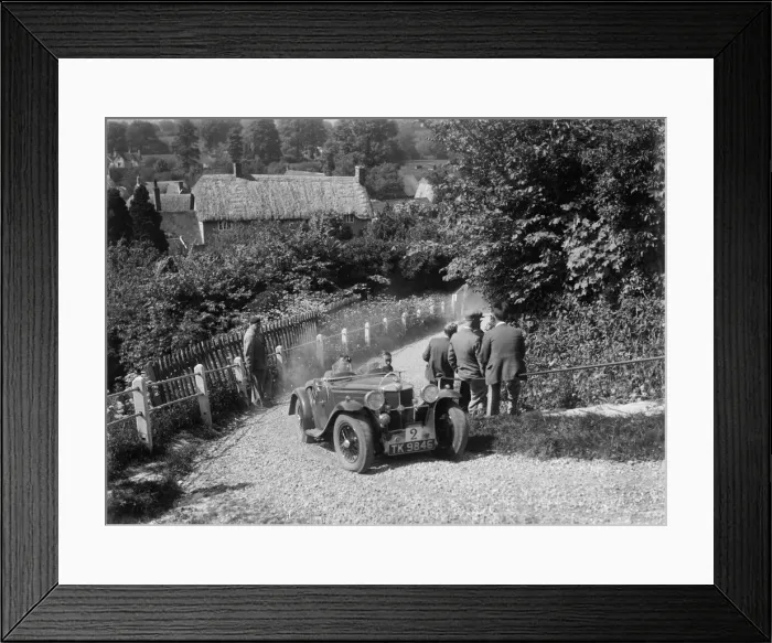 Framed Print : 1933 MG J2 taking part in a West Hants Light Car Club Trial, Ibberton Hill, Dorset, 1930s Framed Print : 1933 MG J2 taking part in a West Hants Light Car Club Trial, Ibberton Hill, Dorset, 1930s