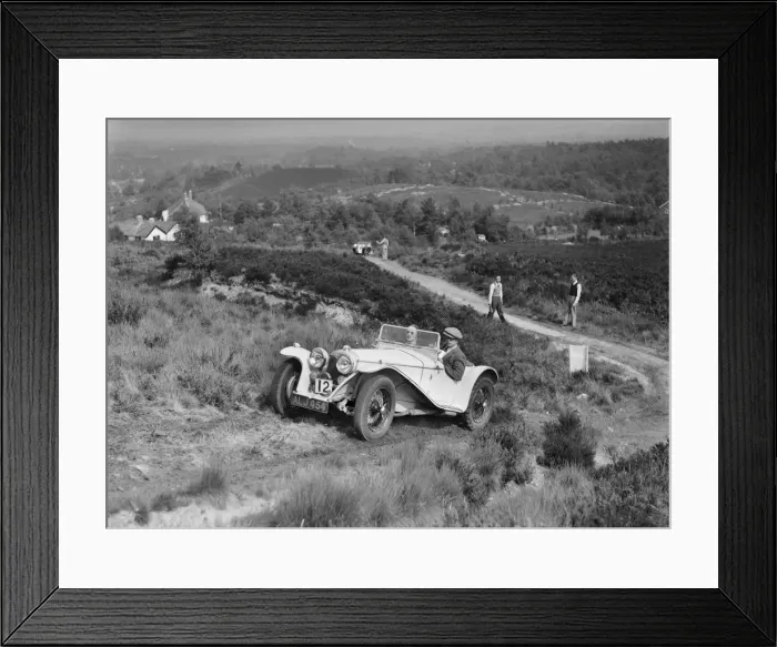 Framed Print : 1935 Riley Imp 2-seater sports taking part in the NWLMC Lawrence Cup Trial, 1937 Framed Print : 1935 Riley Imp 2-seater sports taking part in the NWLMC Lawrence Cup Trial, 1937
