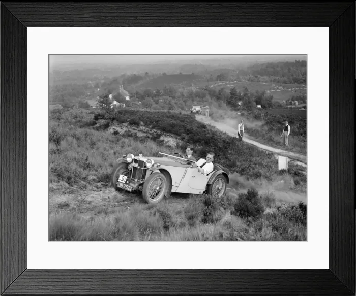 Framed Print : 1935 MG PB of the Cream Cracker team taking part in the NWLMC Lawrence Cup Trial, 1937 Framed Print : 1935 MG PB of the Cream Cracker team taking part in the NWLMC Lawrence Cup Trial, 1937