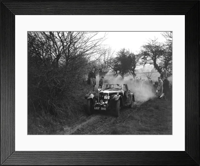 Framed Print : Riley of C Beddow at the Sunbac Colmore Trial, near Winchcombe, Gloucestershire, 1934 Framed Print : Riley of C Beddow at the Sunbac Colmore Trial, near Winchcombe, Gloucestershire, 1934