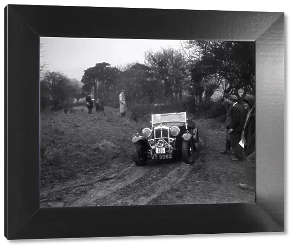Wolseley Hornet of AK Hunt at the Sunbac Colmore Trial, near Winchcombe, Gloucestershire, 1934