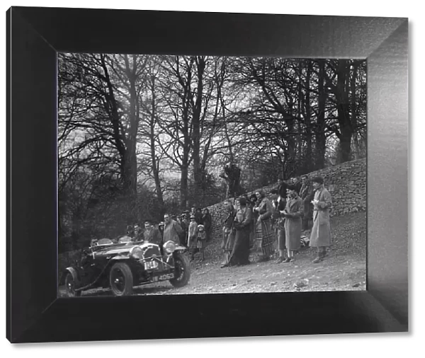 Wolseley Hornet of HK Crawford on Nailsworth Ladder, Sunbac Colmore Trial, Gloucestershire, 1934