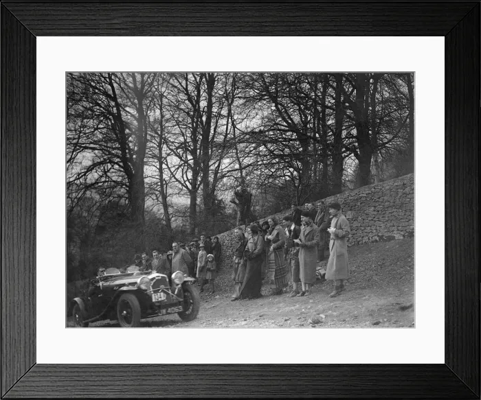 Framed Print : Wolseley Hornet of HK Crawford on Nailsworth Ladder, Sunbac Colmore Trial, Gloucestershire, 1934 Framed Print : Wolseley Hornet of HK Crawford on Nailsworth Ladder, Sunbac Colmore Trial, Gloucestershire, 1934