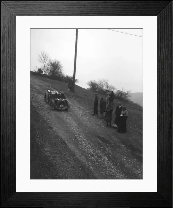 Framed Print : Singer of CV Glass climbing Nailsworth Ladder, Sunbac Colmore Trial, Gloucestershire, 1934 Framed Print : Singer of CV Glass climbing Nailsworth Ladder, Sunbac Colmore Trial, Gloucestershire, 1934
