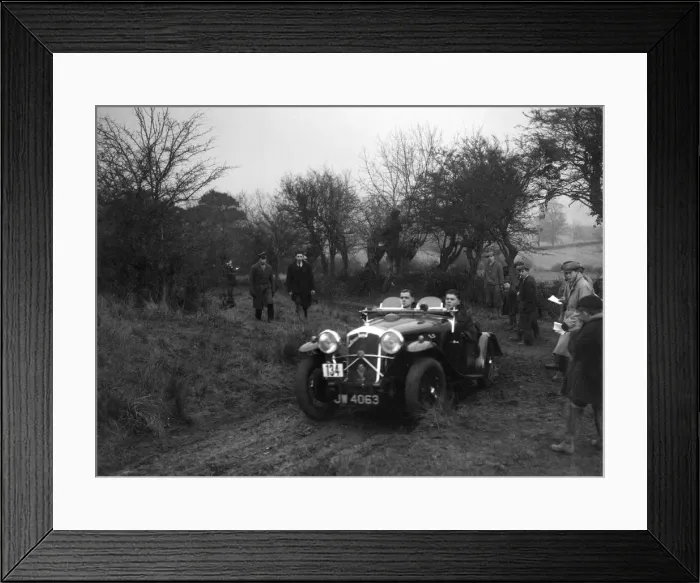 Framed Print : Wolseley Hornet of HK Crawford at the Sunbac Colmore Trial, near Winchcombe, Gloucestershire, 1934 Framed Print : Wolseley Hornet of HK Crawford at the Sunbac Colmore Trial, near Winchcombe, Gloucestershire, 1934