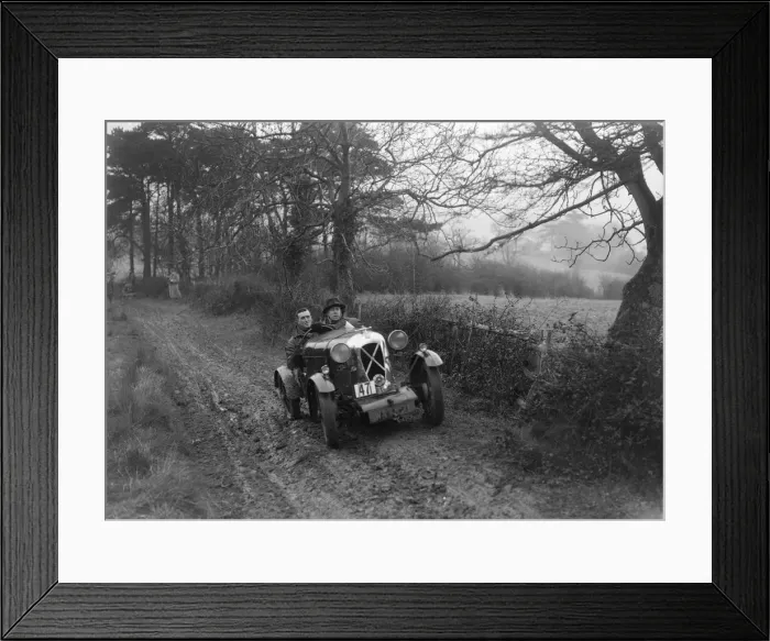 Framed Print : Salmson of E Lloyd-Jones at the Sunbac Colmore Trial, Gloucestershire, 1934. Artist: Bill Brunell Framed Print : Salmson of E Lloyd-Jones at the Sunbac Colmore Trial, Gloucestershire, 1934. Artist: Bill Brunell
