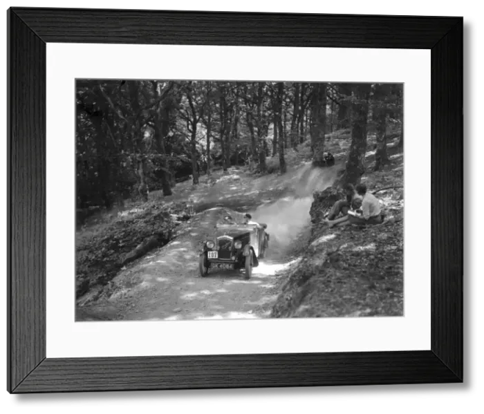 Framed Print : Wolseley Hornet McEvoy Special, B&HMC Brighton-Beer Trial, Fingle Bridge Hill, Devon, 1934 Framed Print : Wolseley Hornet McEvoy Special, B&HMC Brighton-Beer Trial, Fingle Bridge Hill, Devon, 1934