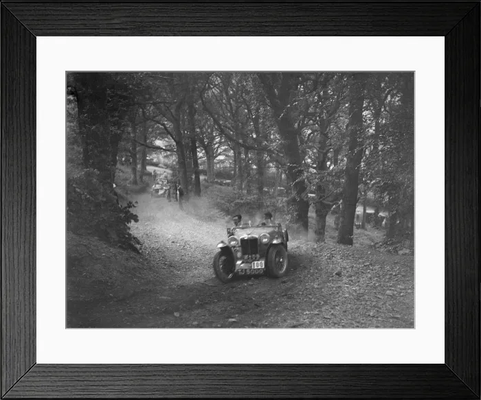 Framed Print : Cream Cracker Team MG PA of JM Toulmin, winner of the B&HMC Brighton-Beer Trial, 1934 Framed Print : Cream Cracker Team MG PA of JM Toulmin, winner of the B&HMC Brighton-Beer Trial, 1934