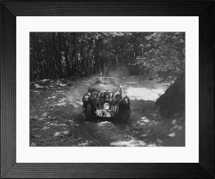 Framed Print : Singer Le Mans competing in the Brighton & Hove Motor Club Brighton-Beer Trial, 1934 Framed Print : Singer Le Mans competing in the Brighton & Hove Motor Club Brighton-Beer Trial, 1934