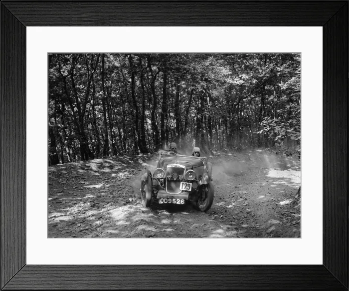 Framed Print : Hillman Aero Minx competing in the B&HMC Brighton-Beer Trial, Fingle Bridge Hill, Devon, 1934 Framed Print : Hillman Aero Minx competing in the B&HMC Brighton-Beer Trial, Fingle Bridge Hill, Devon, 1934