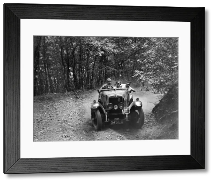 Framed Print : Alfa Romeo 22 / 90 of M Chambers, B&HMC Brighton-Beer Trial, Fingle Bridge Hill, Devon, 1934 Framed Print : Alfa Romeo 22 / 90 of M Chambers, B&HMC Brighton-Beer Trial, Fingle Bridge Hill, Devon, 1934