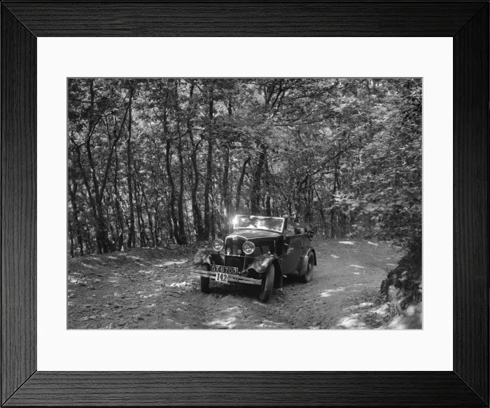 Framed Print : Crossley of CR Simnett competing in the B&HMC Brighton-Beer Trial, Fingle Bridge Hill Framed Print : Crossley of CR Simnett competing in the B&HMC Brighton-Beer Trial, Fingle Bridge Hill
