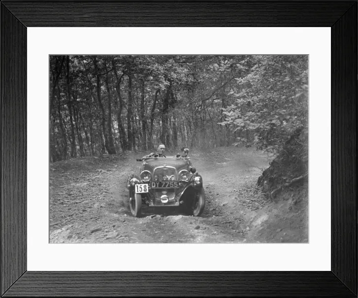 Framed Print : 1496 cc Singer competing in the B&HMC Brighton-Beer Trial, Fingle Bridge Hill, Devon, 1934 Framed Print : 1496 cc Singer competing in the B&HMC Brighton-Beer Trial, Fingle Bridge Hill, Devon, 1934