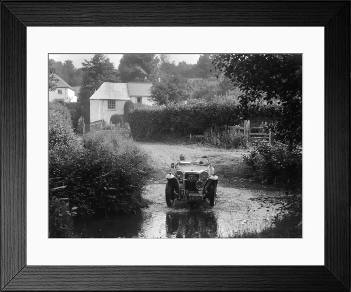 Framed Print : MG PA of RA MacDermid, B&HMC Brighton-Beer Trial, Windout Lane, near Dunsford, Devon, 1934 Framed Print : MG PA of RA MacDermid, B&HMC Brighton-Beer Trial, Windout Lane, near Dunsford, Devon, 1934