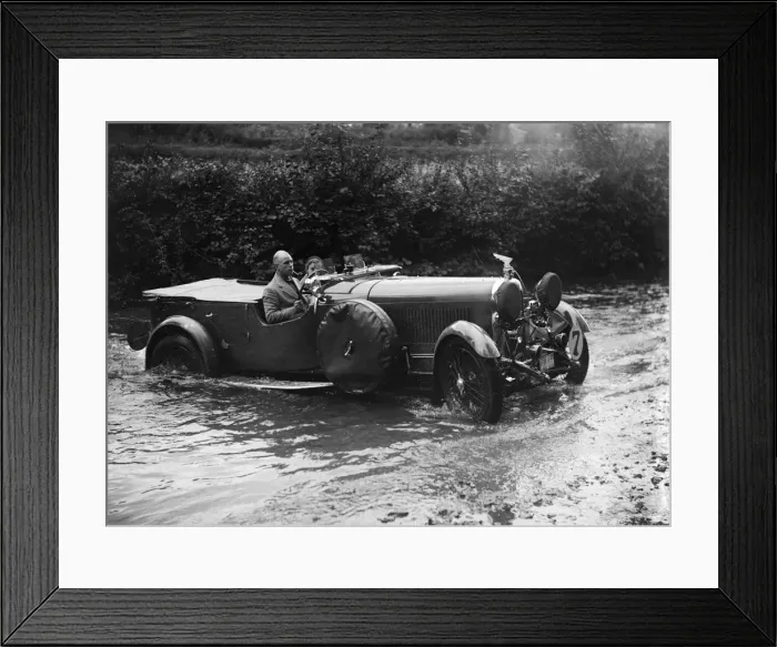 Framed Print : 3-litre Lagonda of RD Tong fording the River Exe at Yealscombe, Devon, JCC Lynton Trial, 1932 Framed Print : 3-litre Lagonda of RD Tong fording the River Exe at Yealscombe, Devon, JCC Lynton Trial, 1932