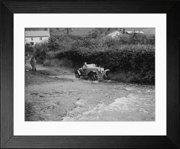 Framed Print : Talbot of A Powys-Lybbe competing in the JCC Lynton Trial, 1932. Artist: Bill Brunell Framed Print : Talbot of A Powys-Lybbe competing in the JCC Lynton Trial, 1932. Artist: Bill Brunell