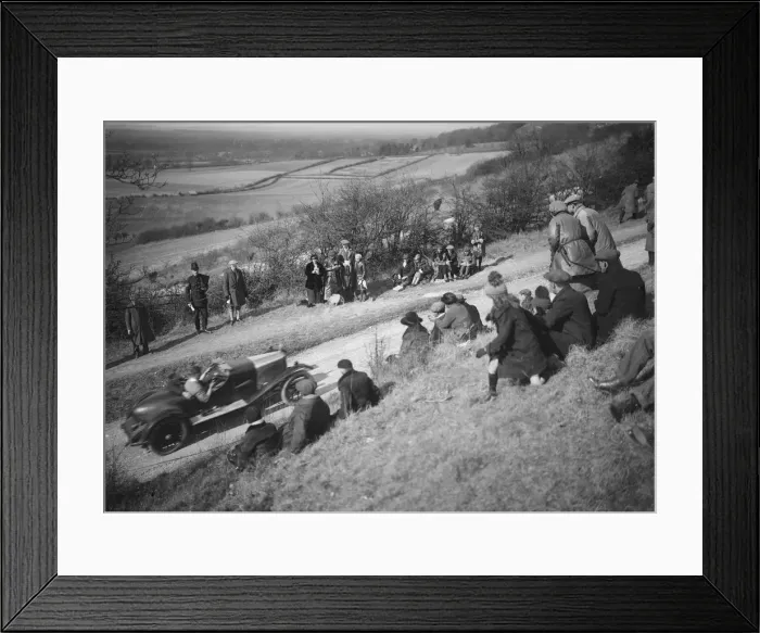 Framed Print : Aston Martin of Bertie Kensington-Moir, Essex Motor Club Kop Hillclimb, Buckinghamshire, 1922 Framed Print : Aston Martin of Bertie Kensington-Moir, Essex Motor Club Kop Hillclimb, Buckinghamshire, 1922