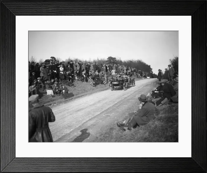 Framed Print : Large touring car at the Essex Motor Club Kop Hillclimb, Buckinghamshire, 1922. Artist Framed Print : Large touring car at the Essex Motor Club Kop Hillclimb, Buckinghamshire, 1922. Artist