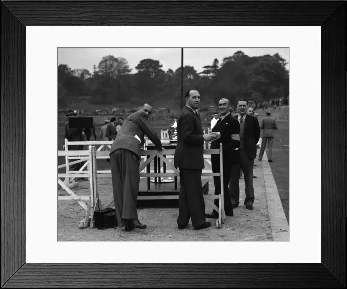 Framed Print : British racing driver Goldie Gardner at the Imperial Trophy race, Crystal Palace, 1939 Framed Print : British racing driver Goldie Gardner at the Imperial Trophy race, Crystal Palace, 1939