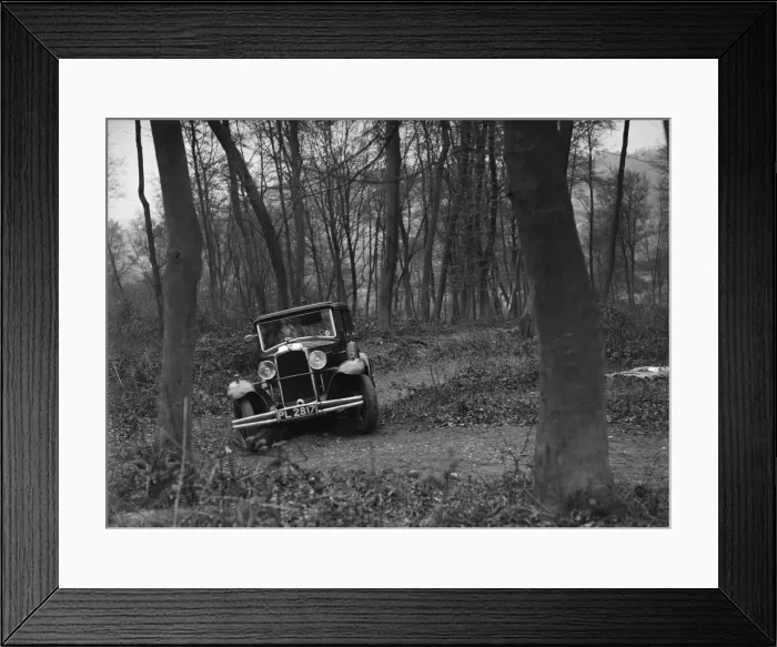 Framed Print : Vauxhall Cadet at the Standard Car Owners Club Southern Counties Trial, Hale Wood, Chilterns, 1938 Framed Print : Vauxhall Cadet at the Standard Car Owners Club Southern Counties Trial, Hale Wood, Chilterns, 1938