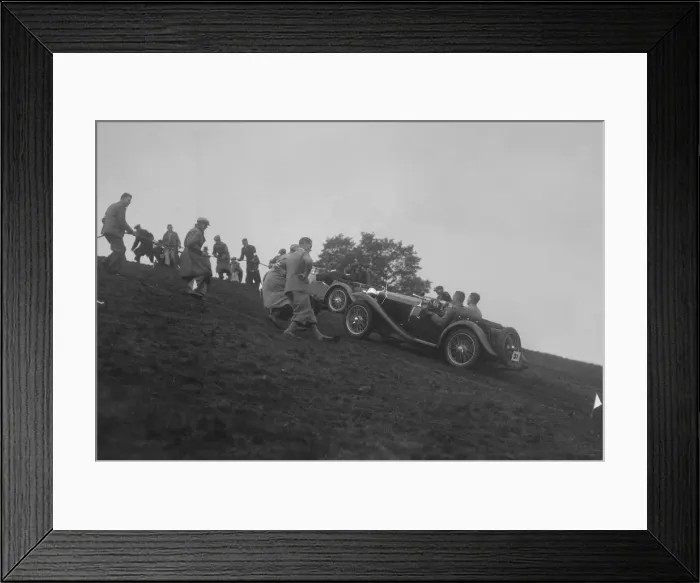 Framed Print : MG PA competing in the MG Car Club Rushmere Hillclimb, Shropshire, 1935. Artist: Bill Brunell Framed Print : MG PA competing in the MG Car Club Rushmere Hillclimb, Shropshire, 1935. Artist: Bill Brunell
