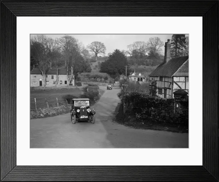 Framed Print : 1929 1089 cc Riley competing in the JCC Inter-Centre Rally, Sutton, Surrey, 1932 Framed Print : 1929 1089 cc Riley competing in the JCC Inter-Centre Rally, Sutton, Surrey, 1932