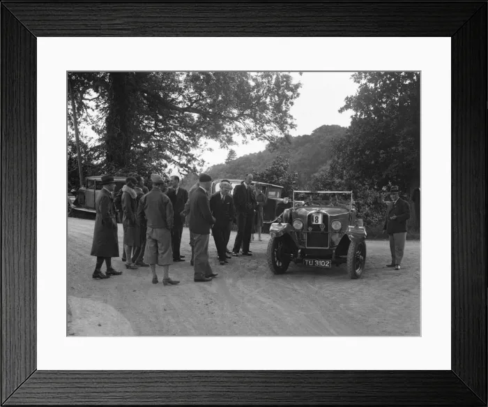 Framed Print : Talbot 18 / 55 4-seater tourer at the JCC Inter-Centre Rally, 1932. Artist: Bill Brunell Framed Print : Talbot 18 / 55 4-seater tourer at the JCC Inter-Centre Rally, 1932. Artist: Bill Brunell