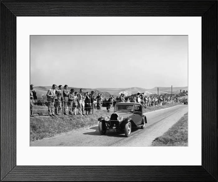 Framed Print : Bugatti Type 49 of CWP Hampton at the Bugatti Owners Club Lewes Speed Trials, Sussex, 1937 Framed Print : Bugatti Type 49 of CWP Hampton at the Bugatti Owners Club Lewes Speed Trials, Sussex, 1937
