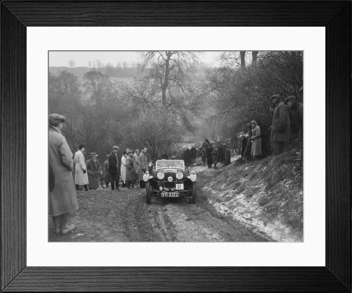Framed Print : Frazer-Nash of AL Marshall competing in the Sunbac Colmore Trial, Gloucestershire, 1933 Framed Print : Frazer-Nash of AL Marshall competing in the Sunbac Colmore Trial, Gloucestershire, 1933