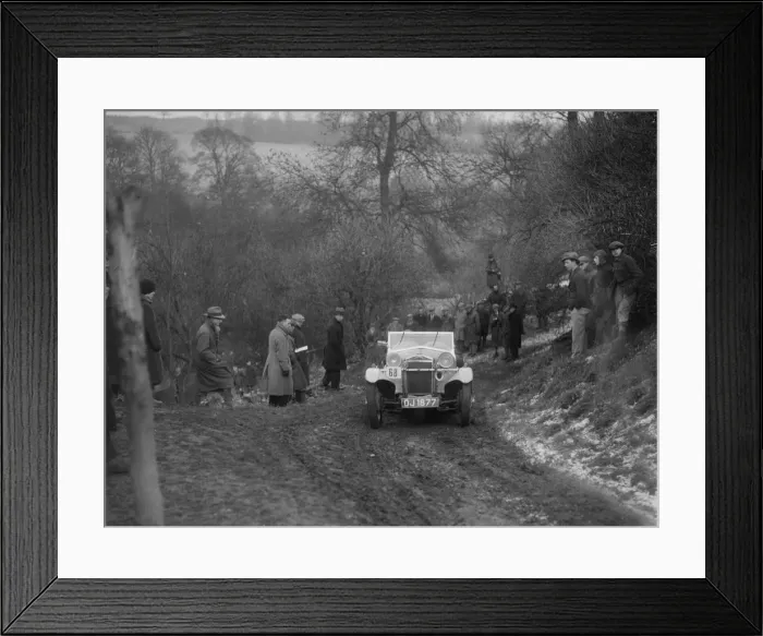 Framed Print : Frazer-Nash Boulogne II of RS Langford competing in the Sunbac Colmore Trial, Gloucestershire, 1933 Framed Print : Frazer-Nash Boulogne II of RS Langford competing in the Sunbac Colmore Trial, Gloucestershire, 1933