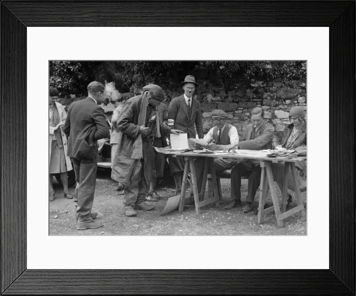 Framed Print : Brighton and Hove Motor Club Brighton-Beer Trial, Countess Wear Hotel, Exeter, Devon, 1930 Framed Print : Brighton and Hove Motor Club Brighton-Beer Trial, Countess Wear Hotel, Exeter, Devon, 1930