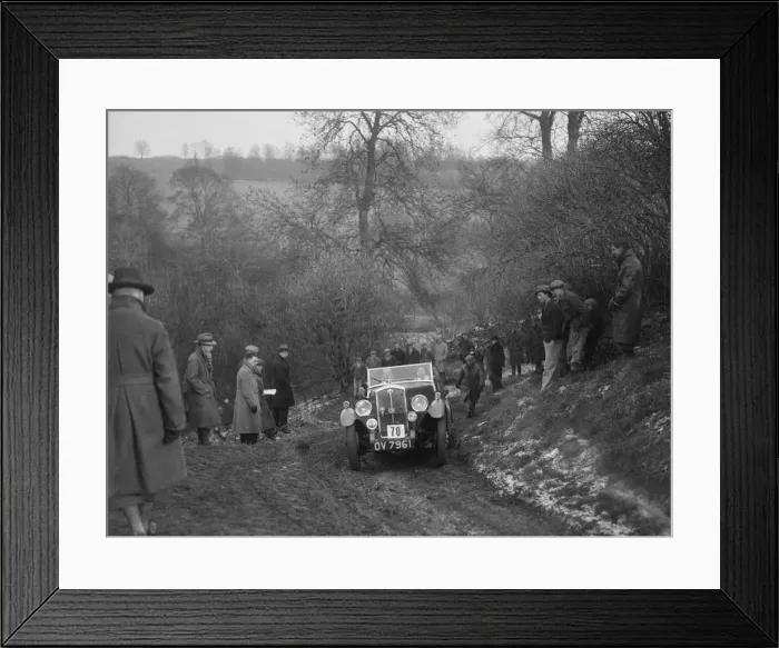 Framed Print : Wolseley Patrick Hornet Special of TL Langford at the Sunbac Colmore Trial, Gloucestershire, 1933 Framed Print : Wolseley Patrick Hornet Special of TL Langford at the Sunbac Colmore Trial, Gloucestershire, 1933