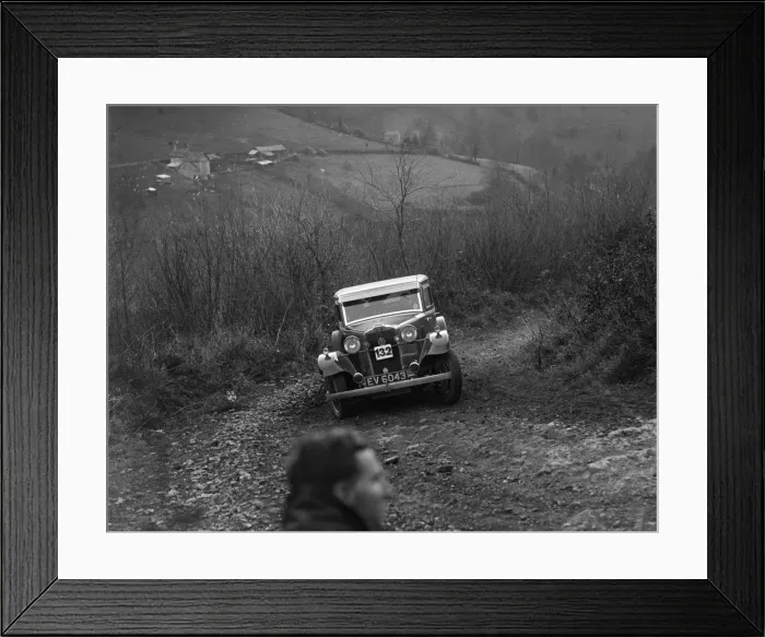 Framed Print : Talbot 14 hp saloon of D Pamphlett, North West London Motor Club London-Gloucester Trial, 1932 Framed Print : Talbot 14 hp saloon of D Pamphlett, North West London Motor Club London-Gloucester Trial, 1932