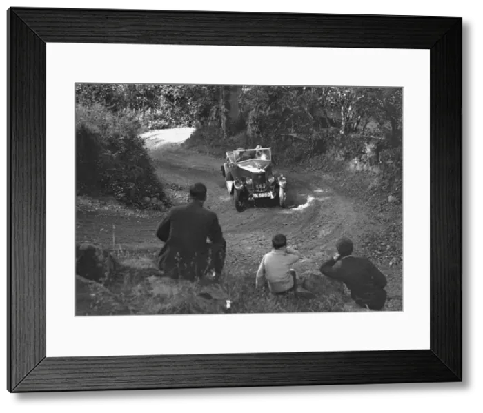 Framed Print : Riley of CJS Montague-Johnson, B&HMC Brighton-Beer Trial, Simms Hill, Ilsington, Devon, 1930 Framed Print : Riley of CJS Montague-Johnson, B&HMC Brighton-Beer Trial, Simms Hill, Ilsington, Devon, 1930
