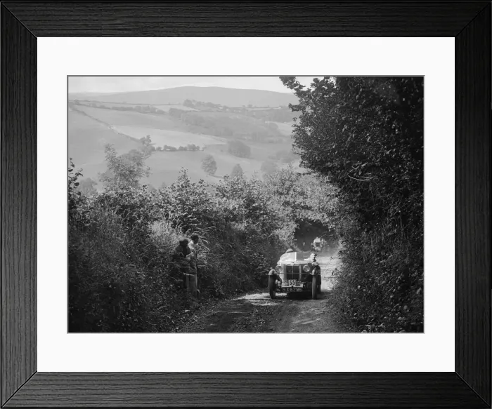 Framed Print : MG M type of CF Dobson competing in the Brighton and Hove Motor Club Brighton-Beer Trial, 1930 Framed Print : MG M type of CF Dobson competing in the Brighton and Hove Motor Club Brighton-Beer Trial, 1930