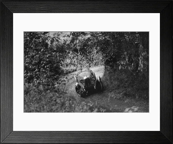 Framed Print : Salmson of LJ Higgs, B&HMC Brighton-Beer Trial, Pepperden Hill, Devon, 1930. Artist Framed Print : Salmson of LJ Higgs, B&HMC Brighton-Beer Trial, Pepperden Hill, Devon, 1930. Artist