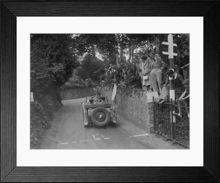 Framed Print : MG TA of CG Gibbs competing in the MCC Torquay Rally, 1938. Artist: Bill Brunell Framed Print : MG TA of CG Gibbs competing in the MCC Torquay Rally, 1938. Artist: Bill Brunell