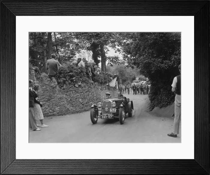 Framed Print : Morgan 4 / 4 of WA Goodall competing in the MCC Torquay Rally, 1938. Artist: Bill Brunell Framed Print : Morgan 4 / 4 of WA Goodall competing in the MCC Torquay Rally, 1938. Artist: Bill Brunell