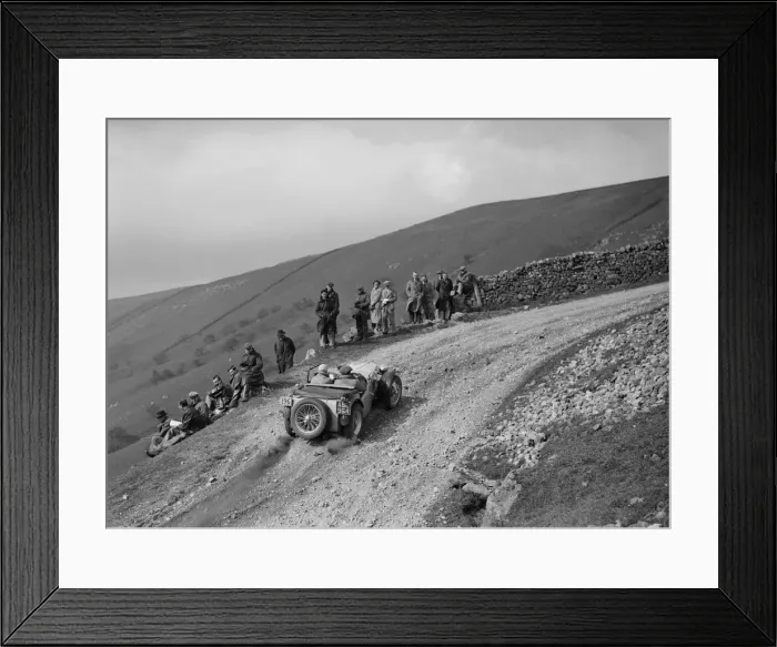 Framed Print : MG TA of JES Jones competing in the MCC Edinburgh Trial, 1937. Artist: Bill Brunell Framed Print : MG TA of JES Jones competing in the MCC Edinburgh Trial, 1937. Artist: Bill Brunell