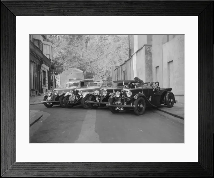 Framed Print : AC cars at the RAC Rally, 1933. Artist: Bill Brunell Framed Print : AC cars at the RAC Rally, 1933. Artist: Bill Brunell