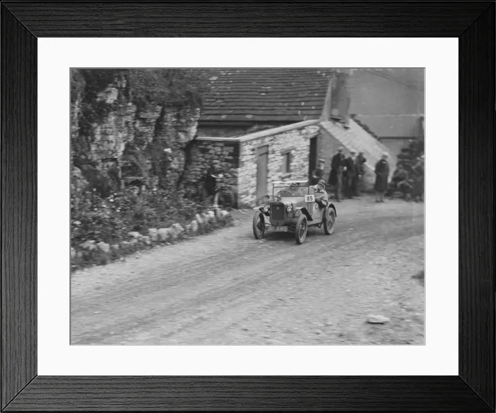 Framed Print : Austin 7 of GHR Chaplin competing in the MCC Sporting Trial, Litton Slack, Derbyshire, 1930