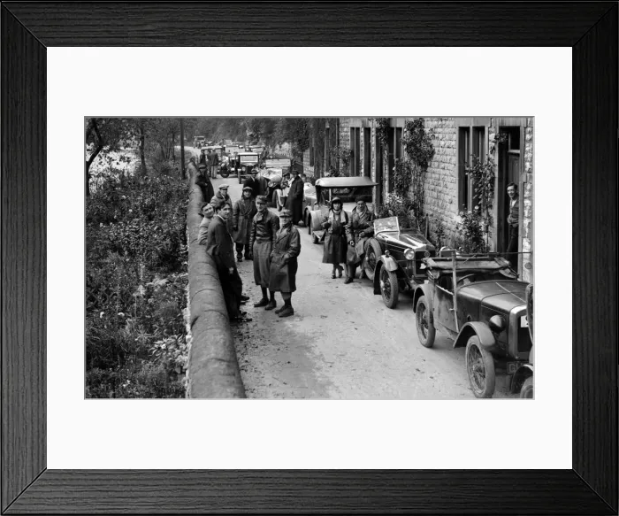 Framed Print : MCC Sporting Trial, Litton, Derbyshire, 1930. Artist: Bill Brunell Framed Print : MCC Sporting Trial, Litton, Derbyshire, 1930. Artist: Bill Brunell