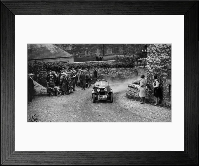 Framed Print : MG M type of J Reeves competing in the MCC Sporting Trial, 1930. Artist: Bill Brunell Framed Print : MG M type of J Reeves competing in the MCC Sporting Trial, 1930. Artist: Bill Brunell